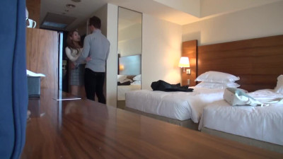 Gorgeous Japanese babe fucks wild in the hotel