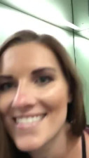Thick brunette slut welcomes her new client for hot hump in a hotel room pov