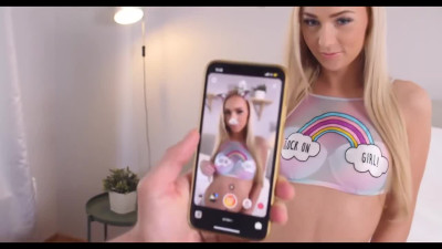 Gorgeous blonde needs a gentle fuck with her stepbrother