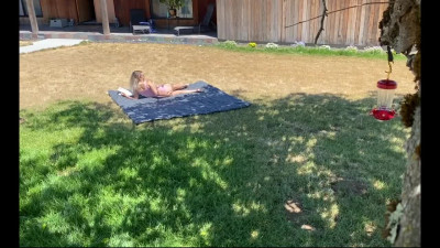 Busty milf wife takes a hubby's tool right in a public park on a sunny day pov