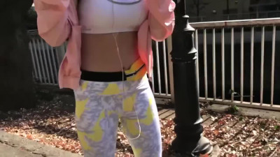 Japanese yoga lover fucked with crazy stranger