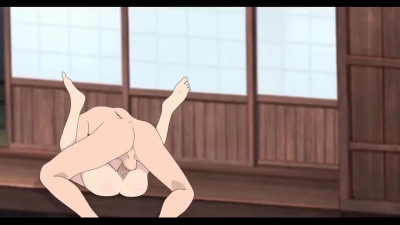 Hot Demon Slayer anime sex: Curvy Kanao with huge cock in her mouth and pussy