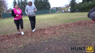 Chubby Laura Boomlock fucks for money while her husband watches
