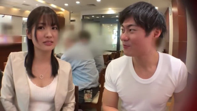 Slutty Japanese cutie gets her pussy fucked by a stranger making her a romantic evening