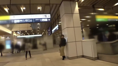 Teen Japanese chick is hooked up with a stranger guy in a hotel room