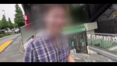 Dazzling Japanese teen is picked up and laid by a stranger guy from a street