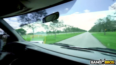 Easy teen agrees to deal with a stranger's tool in the car
