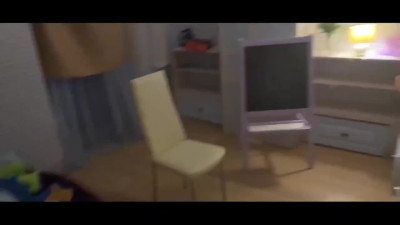 Young Russian step sis is overwhelmed by her naughty bro on a bed