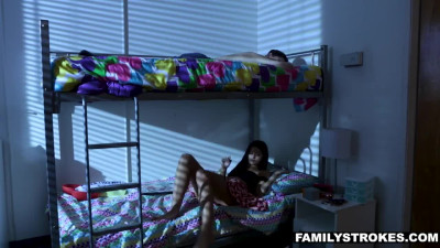 Violet Rain enters stepbrother's room to reach his love-stick