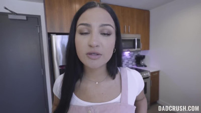Stepdad's personal slut Mila Monet gets Facial after POV Fuck