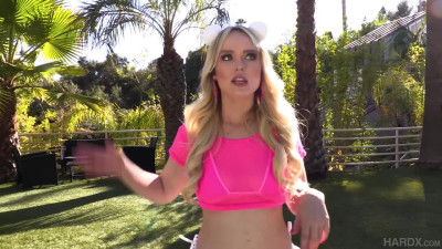 Petite whore Lilly Bell is rough laid by thick pecker and vibrator-toy