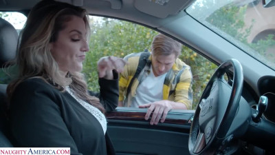 Busty Milf teacher fucks student in class