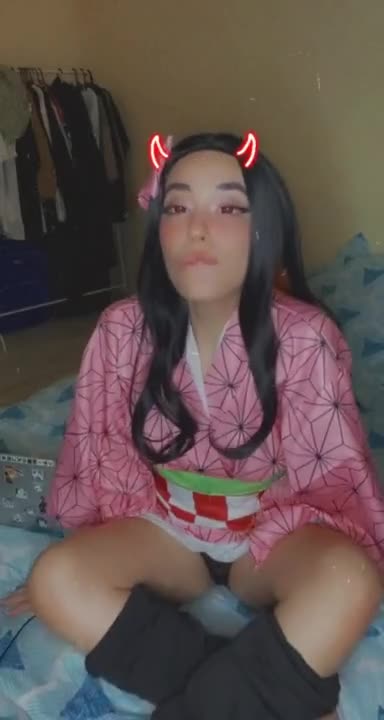 Watch Sexy babe cosplays Nezuko in Ahegao on webcam - Demon Slayer: Kimetsu no Yaiba Full. Duration: 02:57 | ePornBabe.