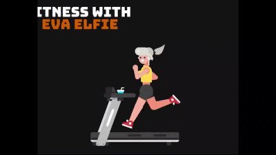 Fit and busty Eva Elfie will teach you some fitness and sex exercises
