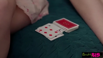 Stepsister and her bestie making a deal with stepbrother and get a nice FFM fuck
