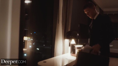 Unbelievable beauty fucks with a guy in the suit