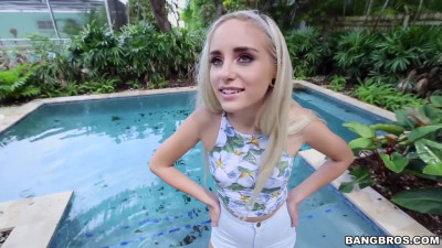 Blonde stepdaughter is shocked from stepdad's big cock