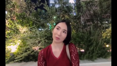 Japanese milf in stockings rides cock after dinner