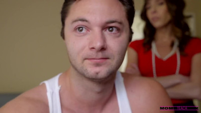 Stepmother does everything for her horny stepson