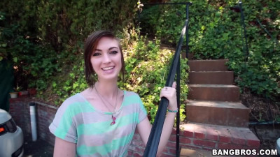 Beautiful American teen is crazy about big black cocks