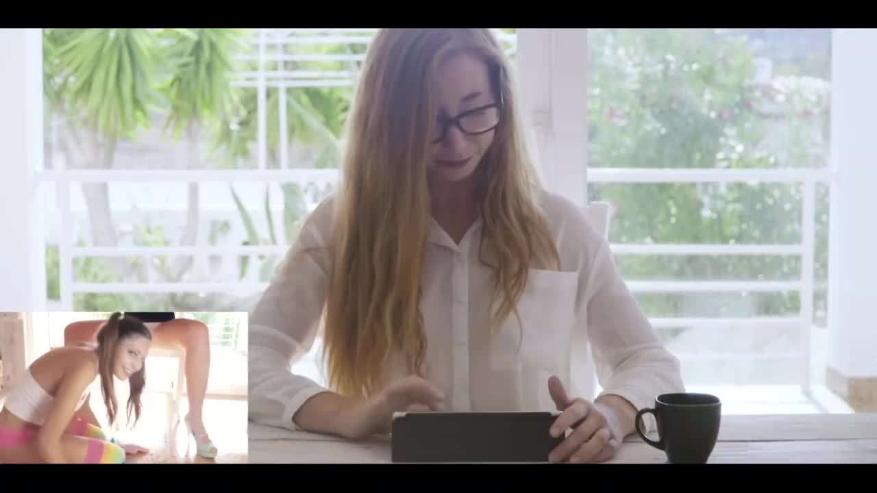 Watch Bff stimulated my clit while I was giving a report - Lesbian Full. Duration: 06:22 | ePornBabe.