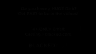 Blonde lass rides BBC in the most seductive way
