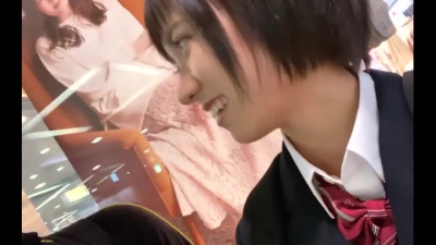 Asian schoolgirl met her Buddy & jumped on his Cock