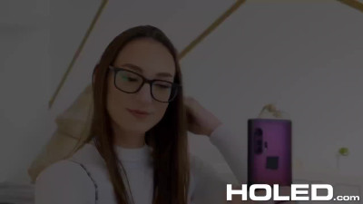 Kinky school girl is happy to be raw gaped after her classes