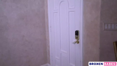 Easy Girl with bubble butt gives head & fucks with big-dicked neighbor