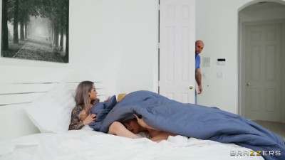 Stepdad fucks his daughter's best friend