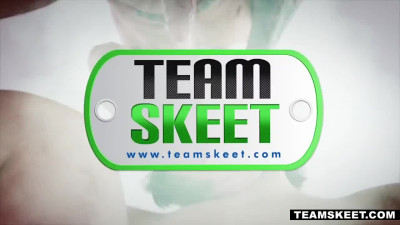 Pink pussies filled with cum in amazing team skeet compilations