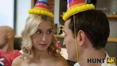 Depraved anal whore gladly gives her tight holes to random guy