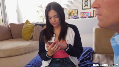 Hardcore fuck with beautiful teen and her stepdad