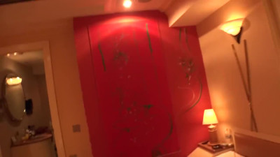 Pretty Japanese babe fucks on foam party in Asian group sex