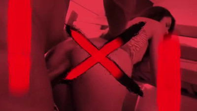Tanned hoe fucks in a public hostel - Horny Hostel