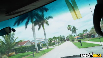 Easy girl pleases the guy in a Bang Bus