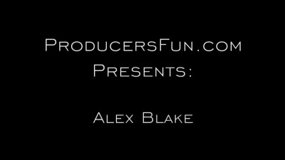 Shy teen Alex Blake spreads her slim legs & fucks on her 1st Casting