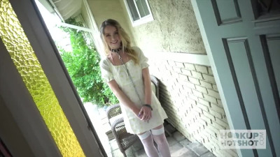 Nikole Nash sucks hard cock before Rough Anal session with Online Friend