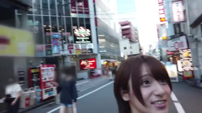 Japanese hottie with big boobs spreads her legs for stranger in hot JAV