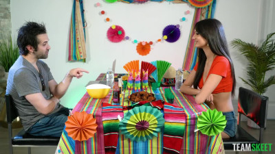 Amazing Eliza Ibarra fucks after dinner