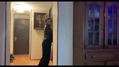 Jobless teen with big tits paid the landlord with virgin anal