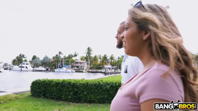 Cupid with big cock stole a girl from the boyfriend and fucked her