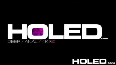 Fragile doll oiled up and stretched holes before rough anal