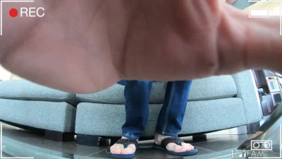 Stepsister caught masturbated on a spy cam and punished