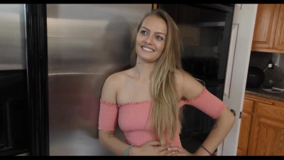 Rimjob from sweet blonde