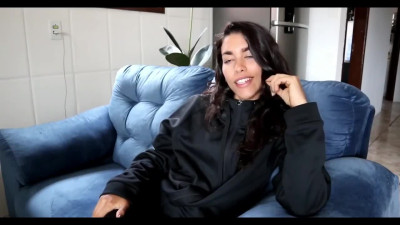 Gorgeous Latina stripper is really good in playing with adult toys solo in her amateur room