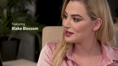 Blake Blossom rubs Cock with her big boobs and fucks hard