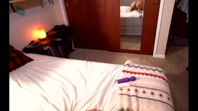 Slutty babe with pierced nipples fucks with toys and creampie