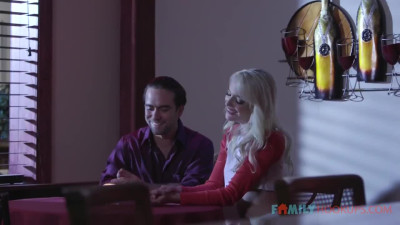 Skinny blondes let a guy fuck them in turn