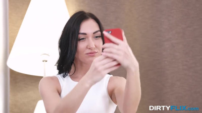 Horny brunette loves deep penetration